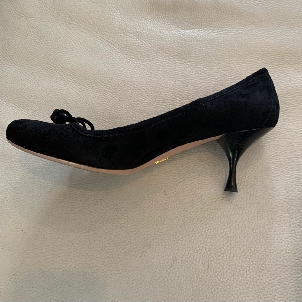 Prada Black Suede Pumps - Picture 10 of 11